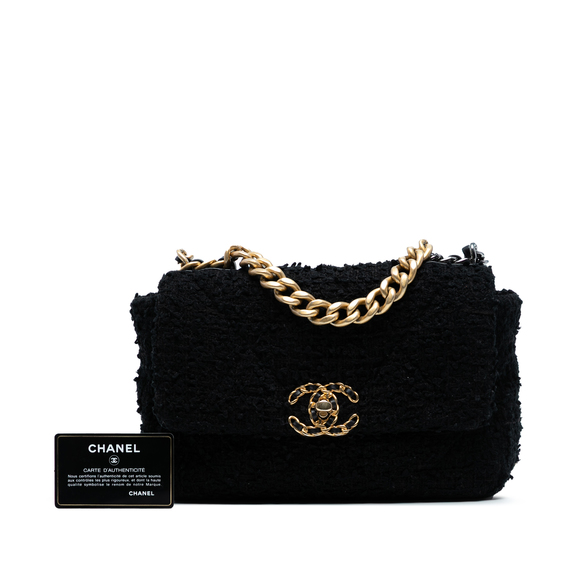 Pre-Loved Chanel Medium Tweed 19 Flap - Picture 8 of 8